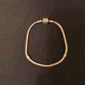Authentic Pandora Sterling Silver Snake Bracelet